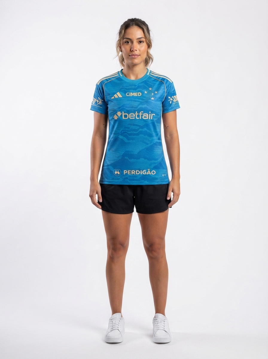 Jersey Cruzeiro 2025/26 Women's/Women Third - Fan Version All Sponsor