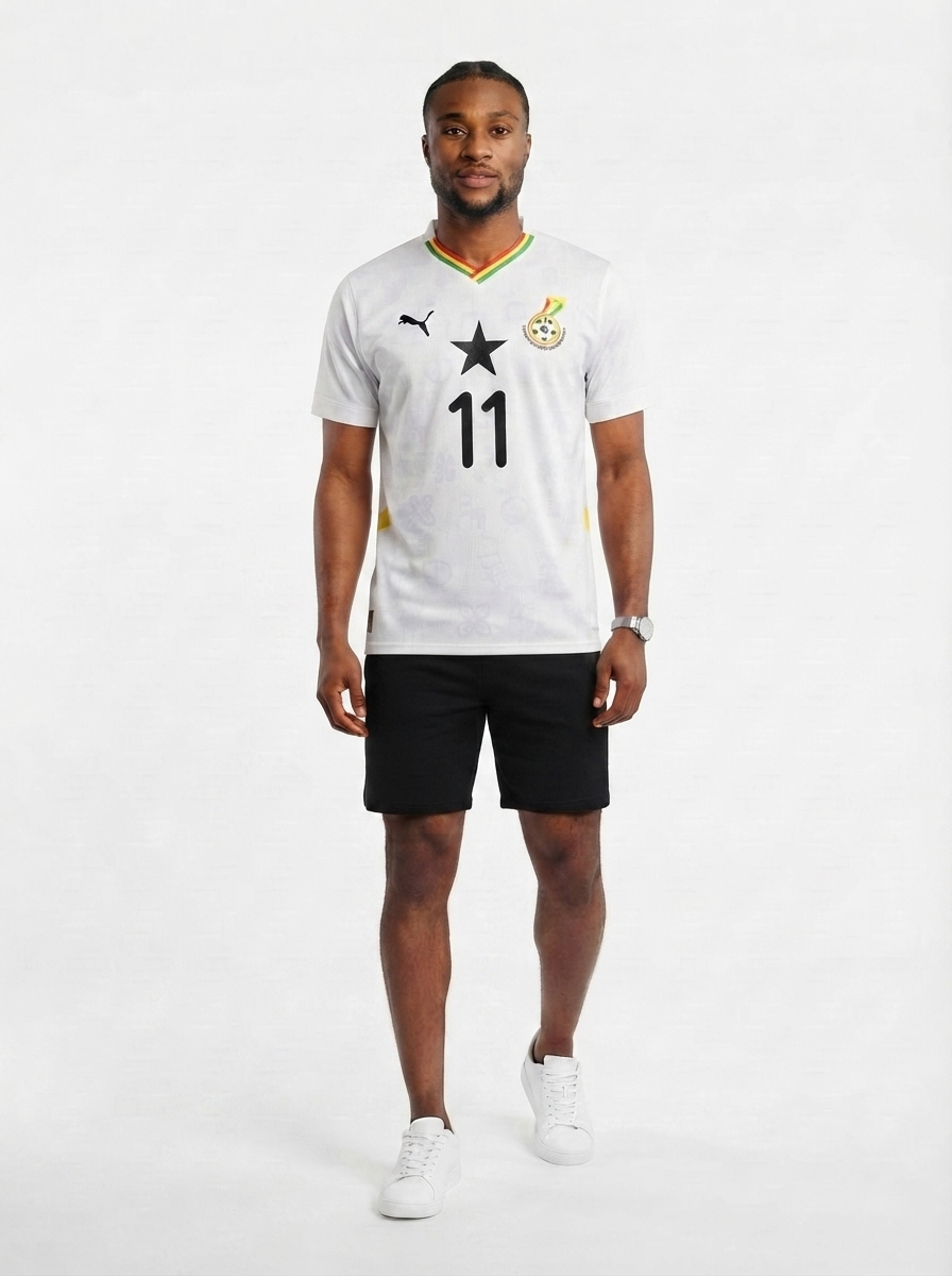 Ghana Semenyo 11 Home Fan Jersey 2025/26