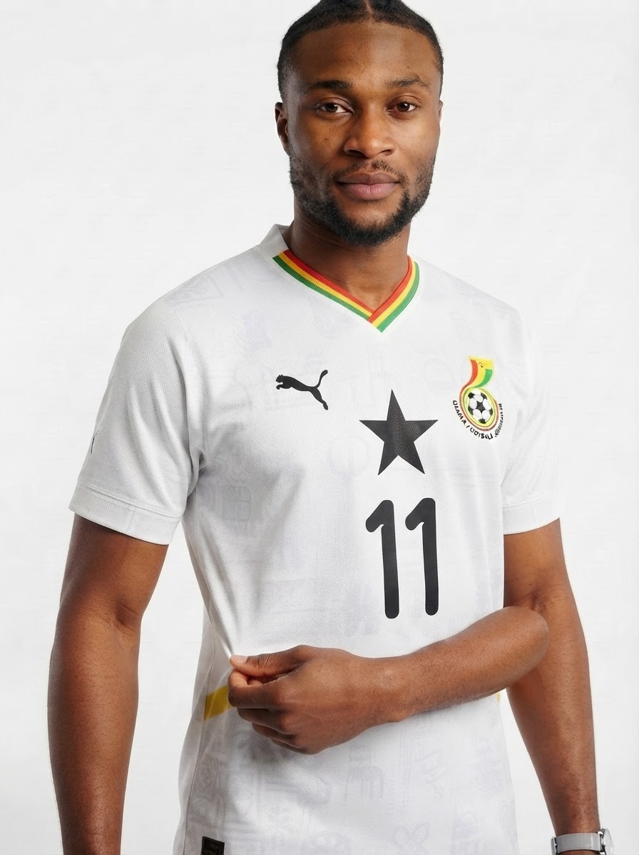 Ghana Semenyo 11 Home Fan Jersey 2025/26