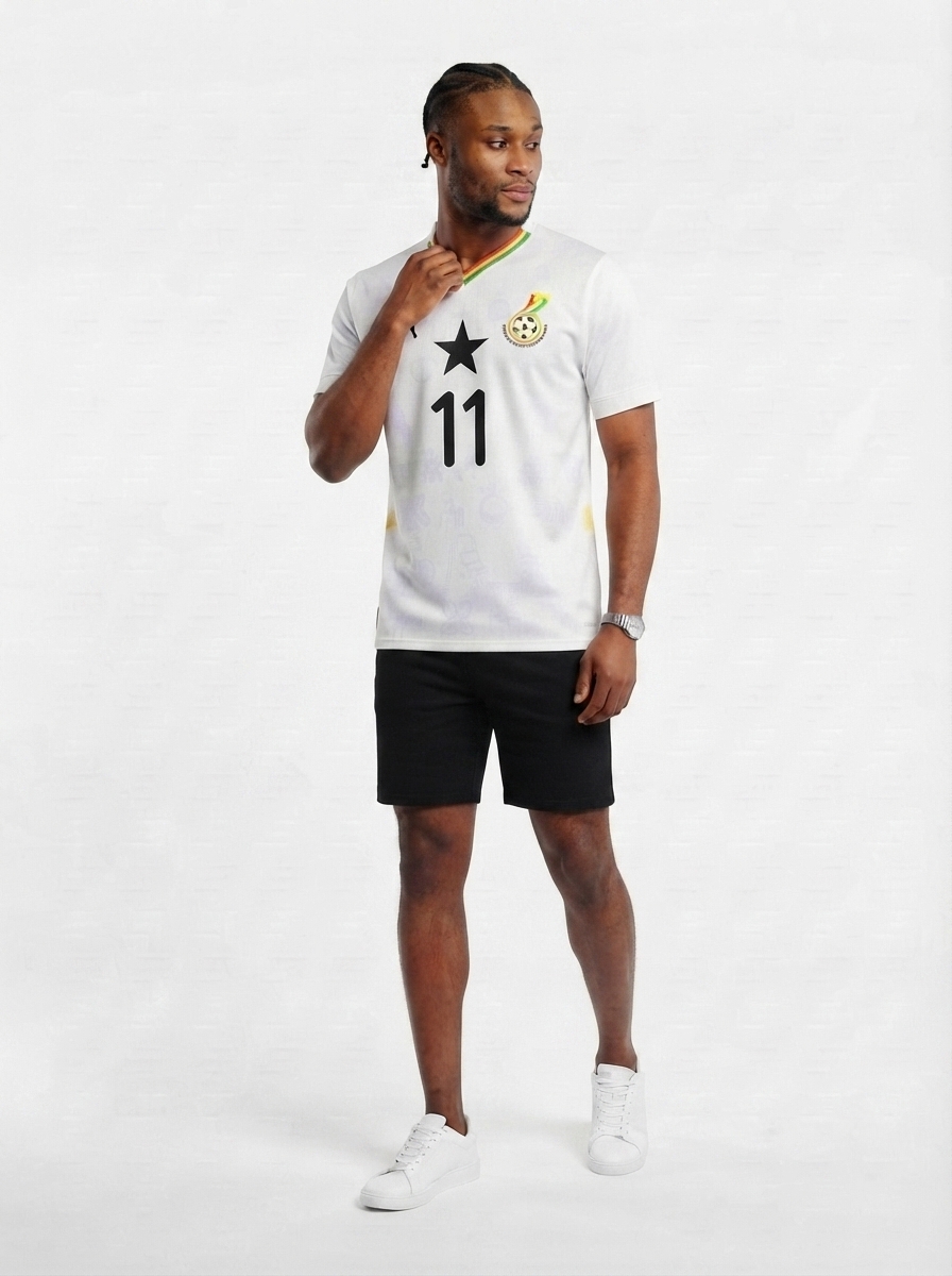 Ghana Semenyo 11 Home Fan Jersey 2025/26