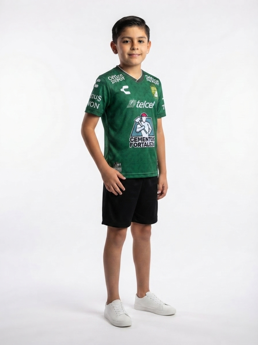Kids Kit Club León Home Fan Jersey 2024/25