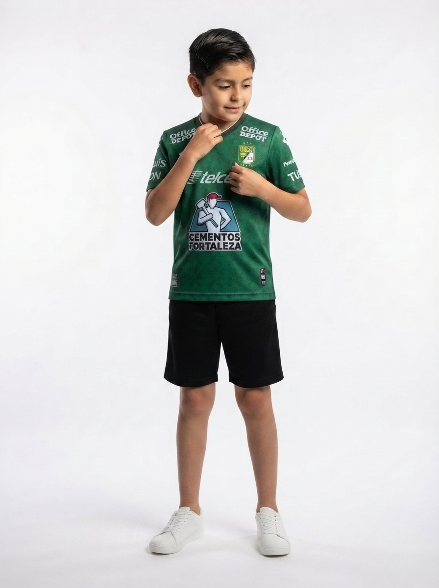 Kids Kit Club León Home Fan Jersey 2024/25