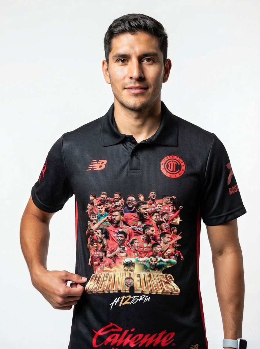 Toluca Third Negro 2025/26 - H12TORIA