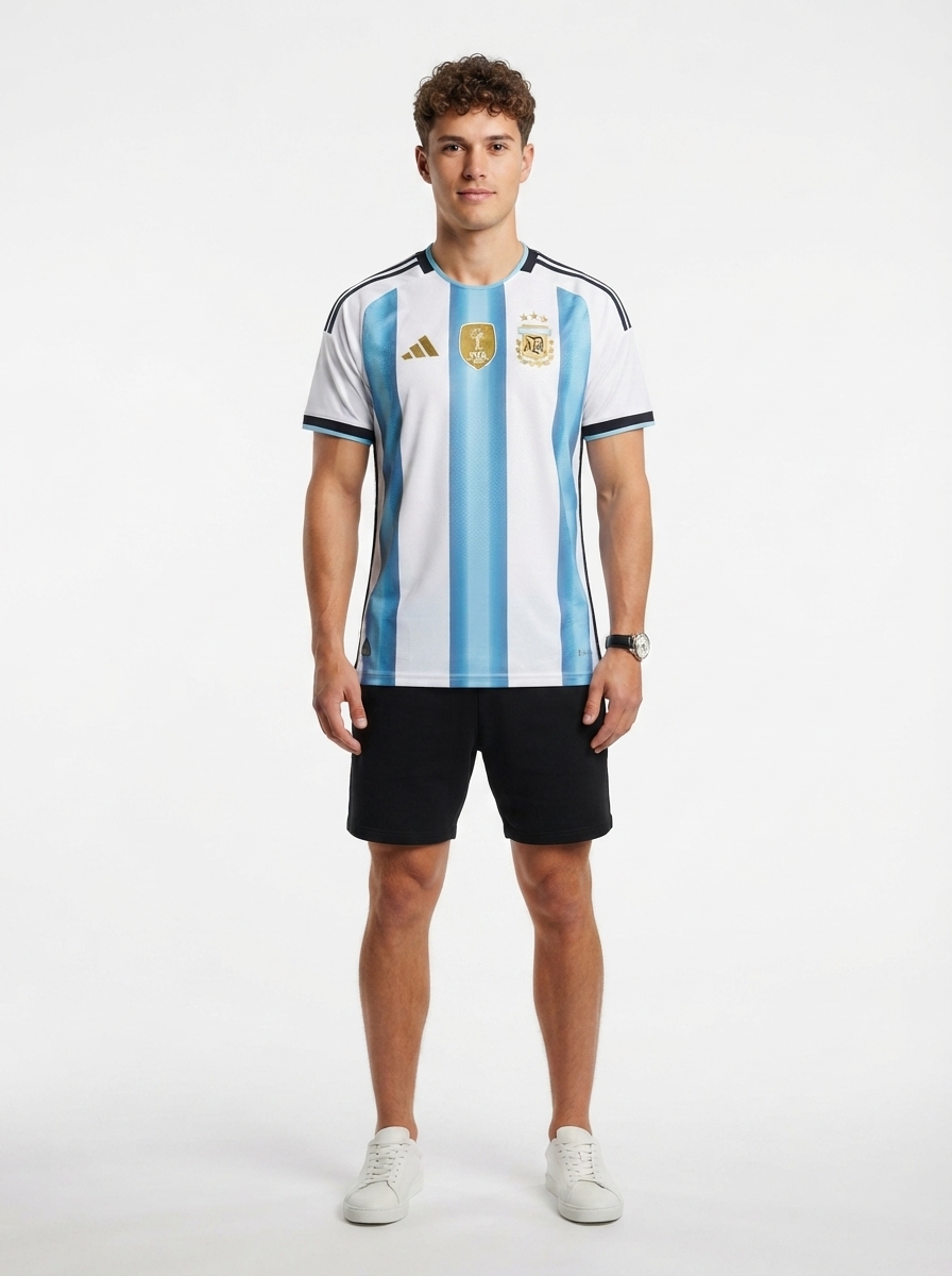 Argentina Home Fan Jersey Shirt 2026 World Cup