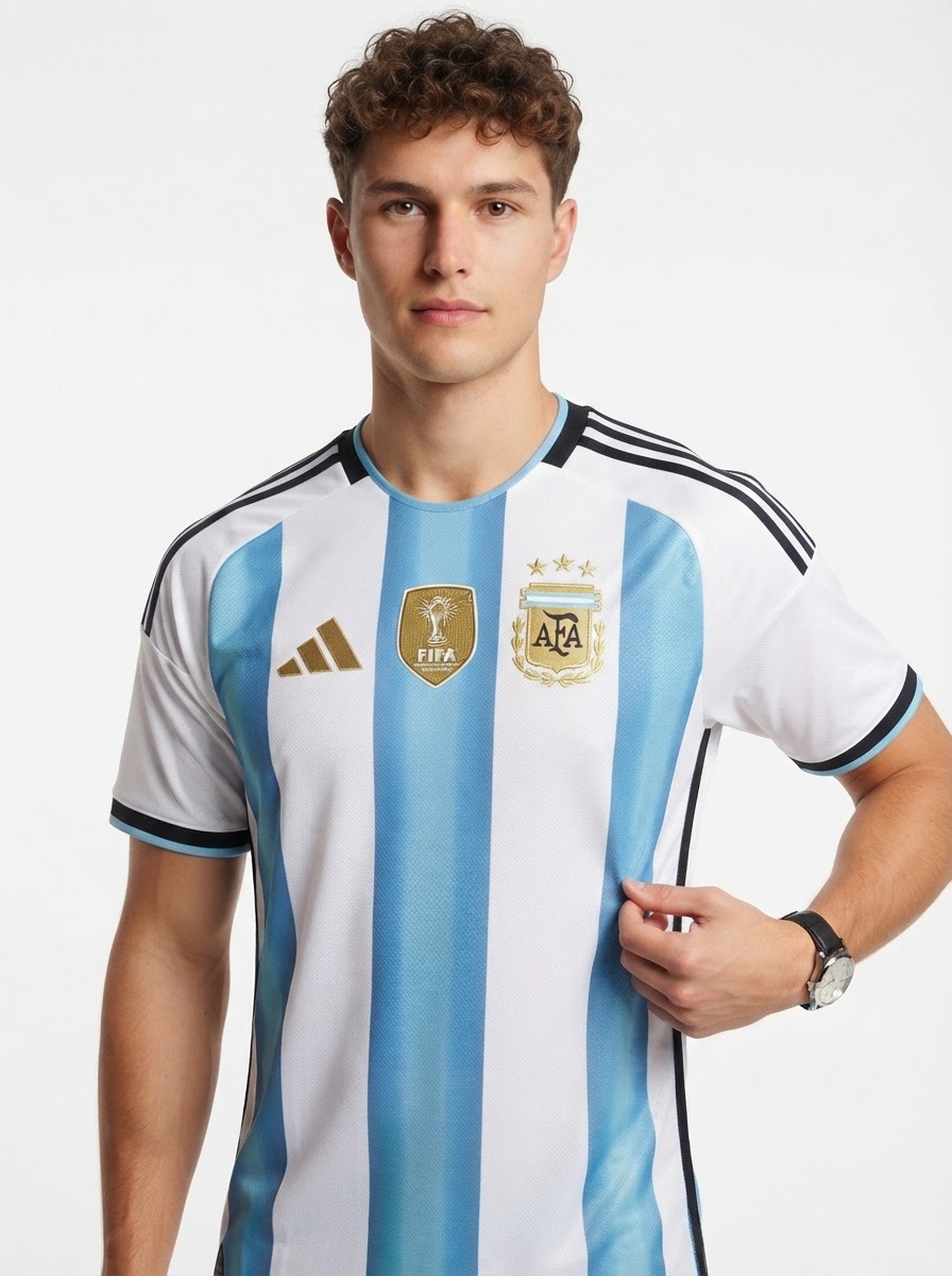 Argentina Home Fan Jersey Shirt 2026 World Cup