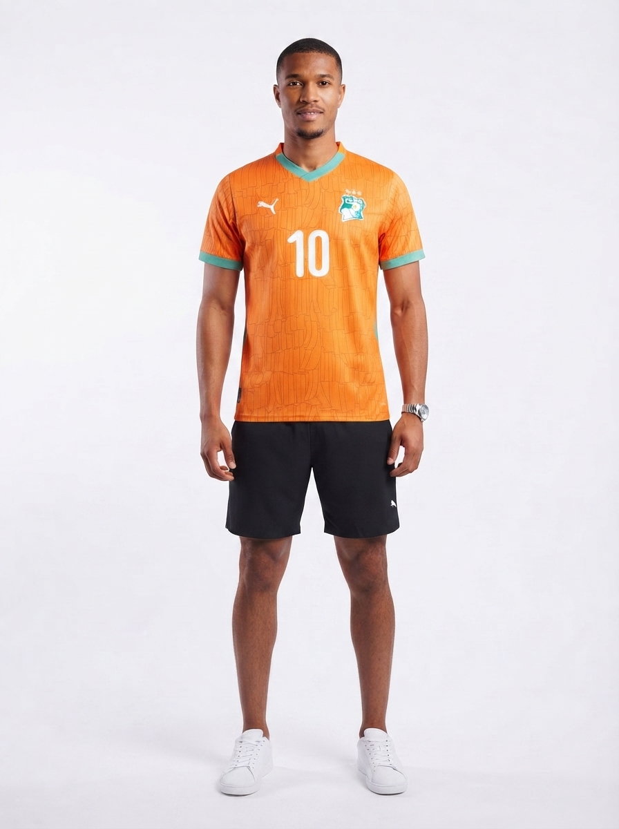 Ivory Coast Adingra 10 Home Fan Jersey 2025/26