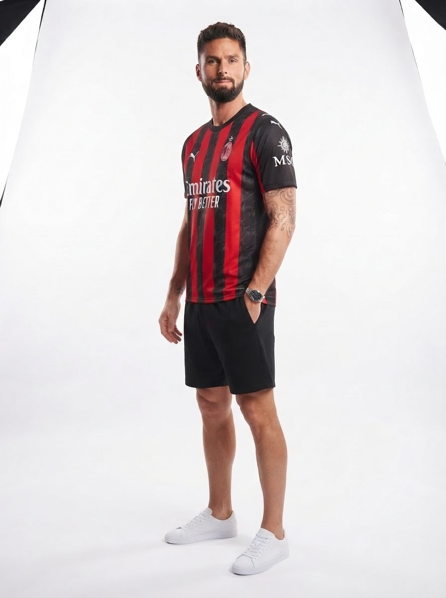 Milan Rafael Leao 10 Home Fan Jersey 2025/26