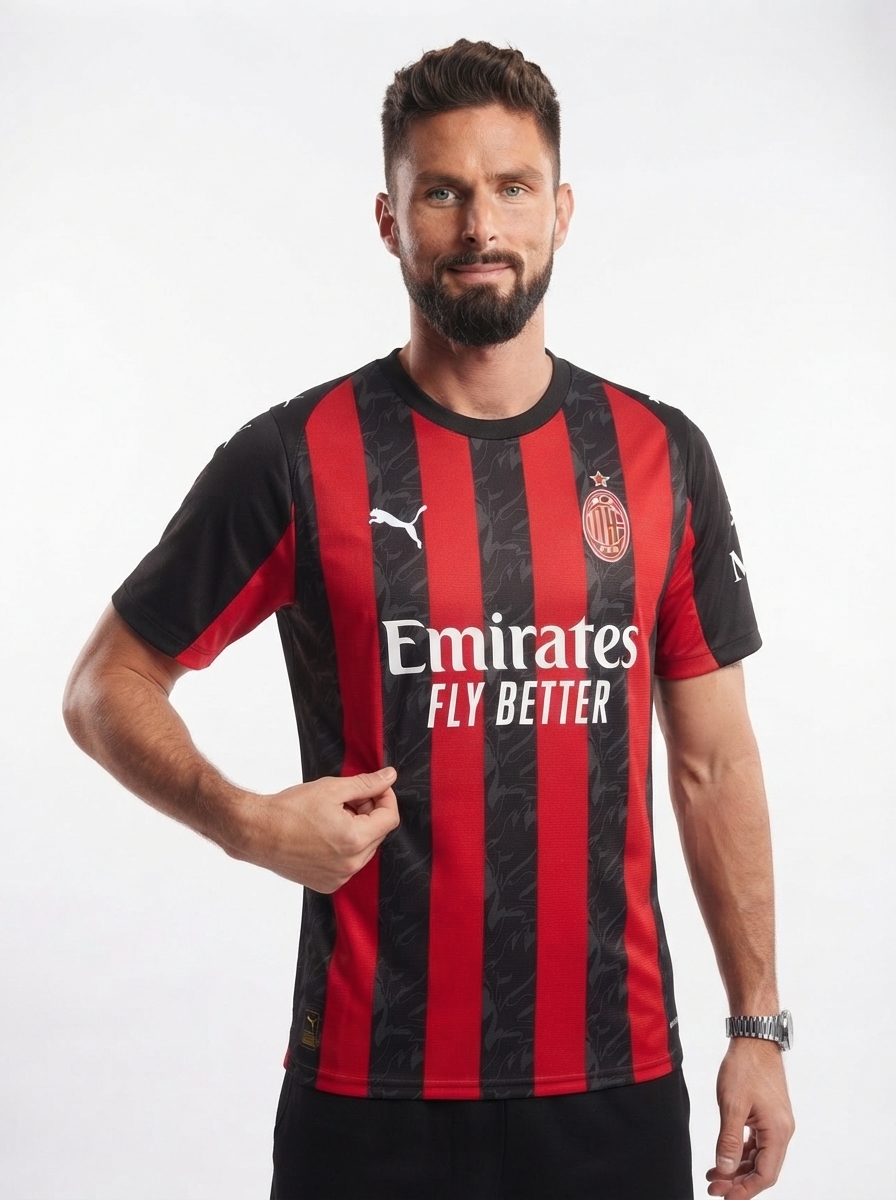 Milan Rafael Leao 10 Home Fan Jersey 2025/26
