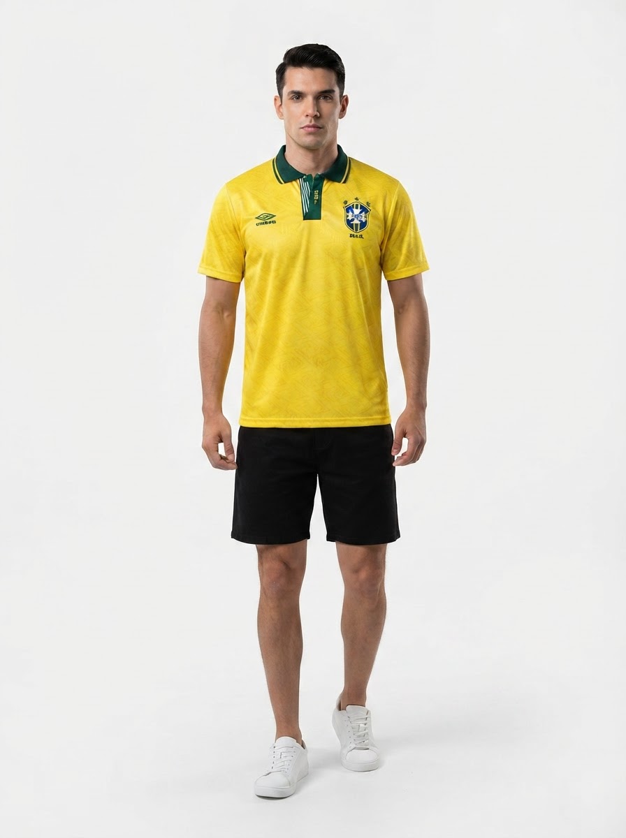 Jersey Retro Brasil 1991/1993 Fan