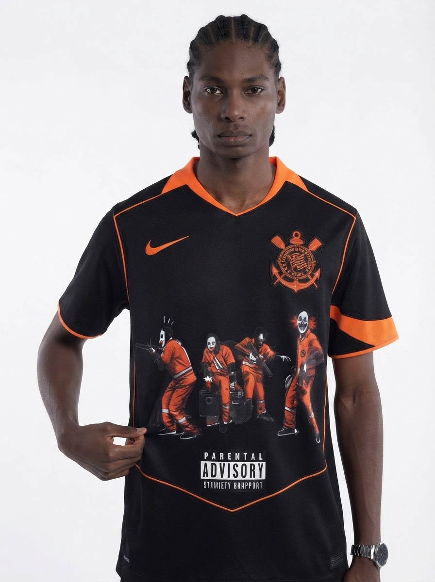 Jersey CORINTHIANS TOTAL 90 X RACIONAIS MC Fan Version