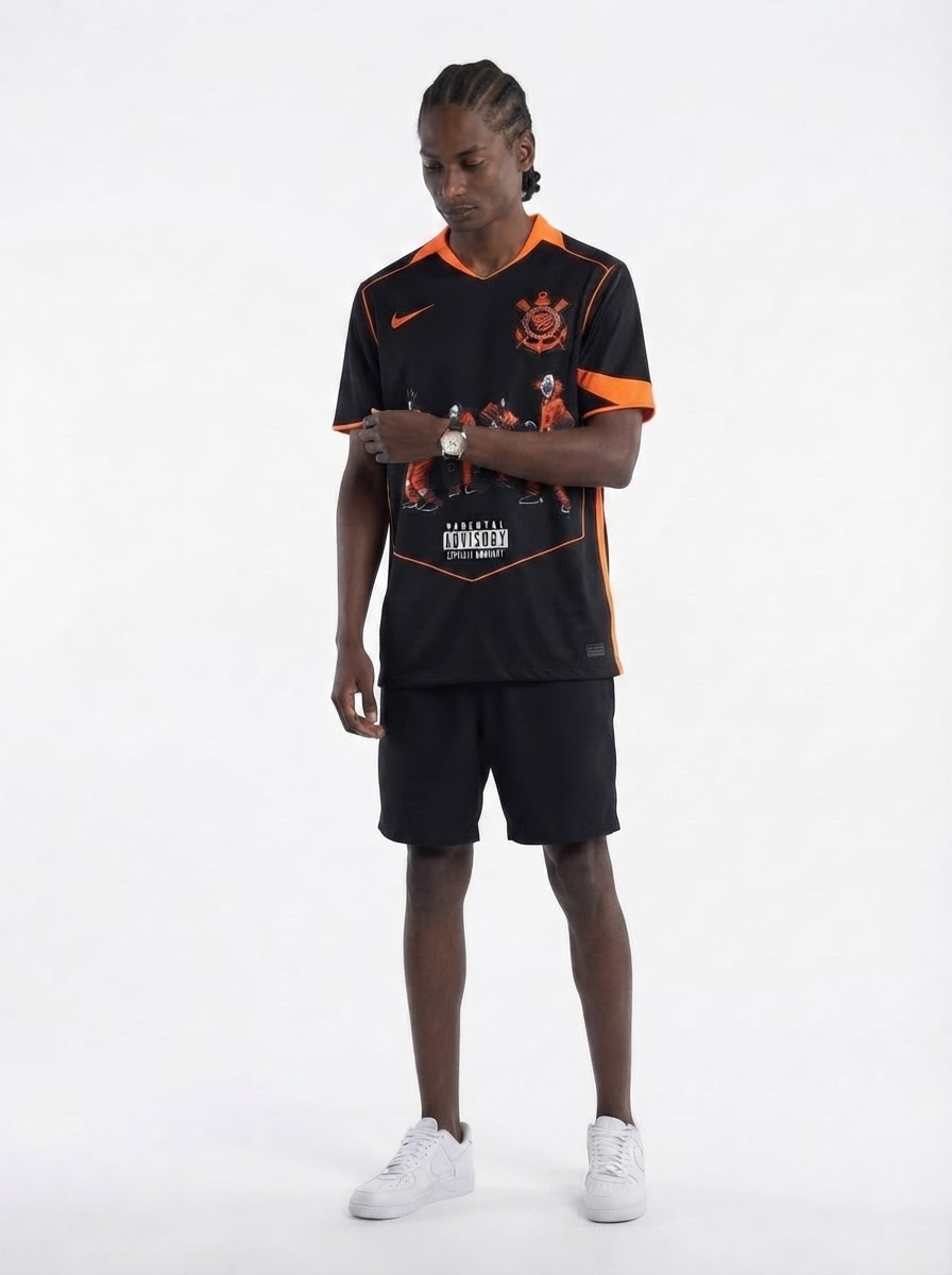 Jersey CORINTHIANS TOTAL 90 X RACIONAIS MC Fan Version