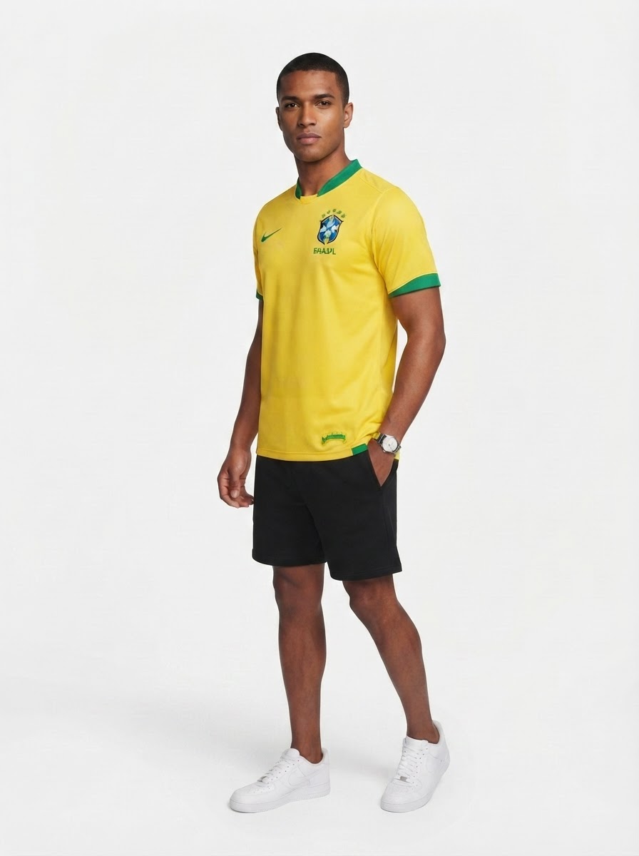 Jersey Retro Brasil 2006 Fan