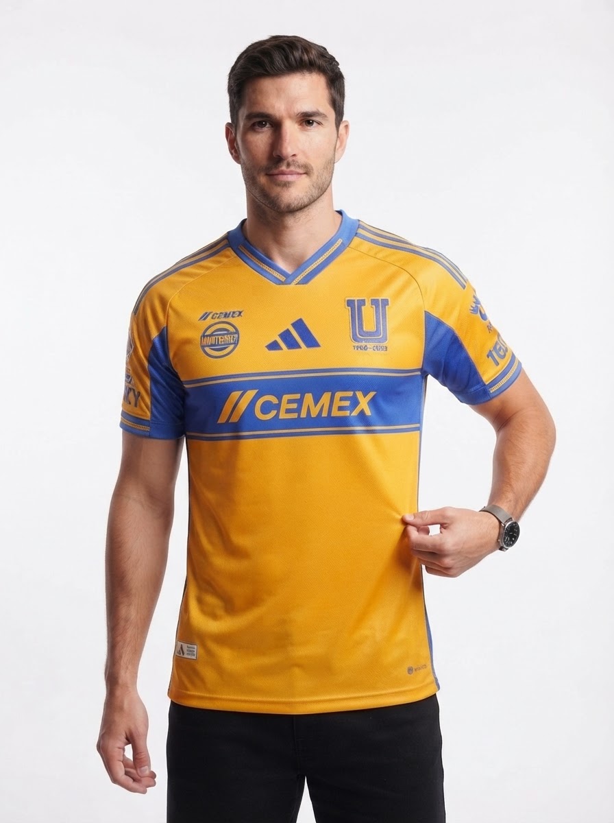 Tigres Home Authentic Player [Slim Fit] Player [Slim Fit] Player [Slim Fit] Player 2025/26 - Slim Fit