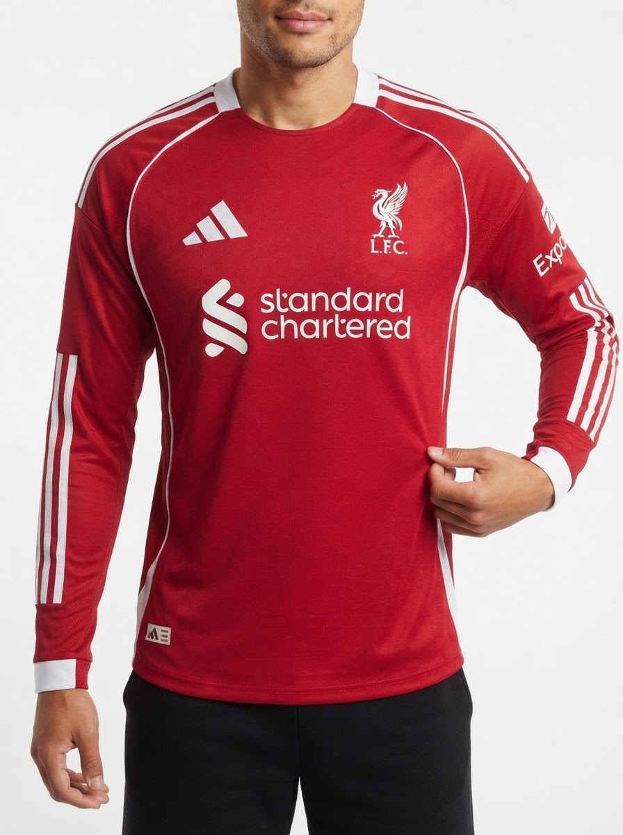 Liverpool FC 2025 Long Sleeve Player Authentic Player [Slim Fit] Player [Slim Fit] Player [Slim Fit] - Slim Fit