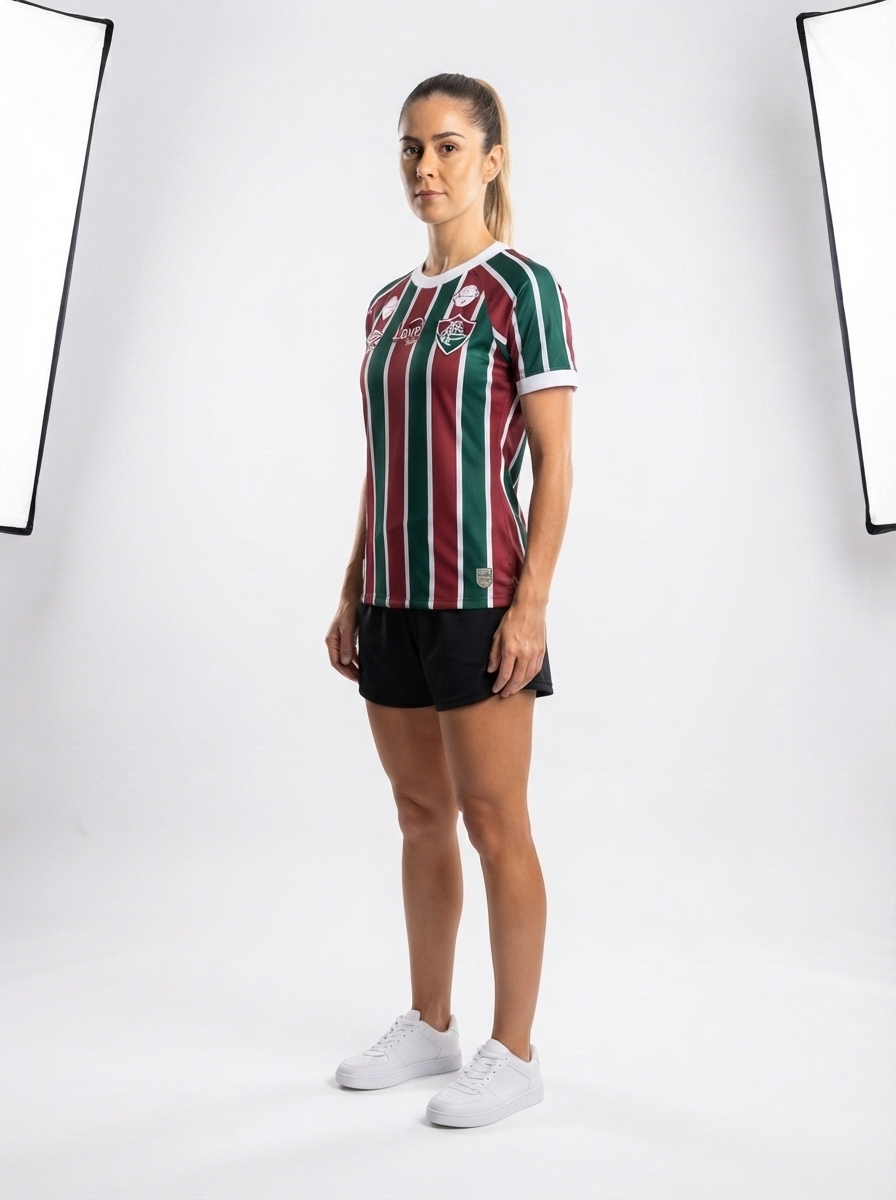 Jersey Women's Fluminense 2025/26 I - All Sponsor
