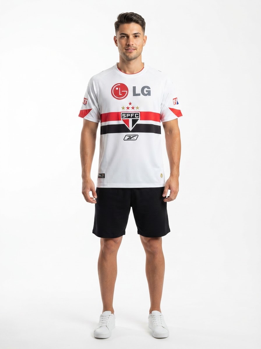 Sao Paulo Retro Home 2006 Jersey LG