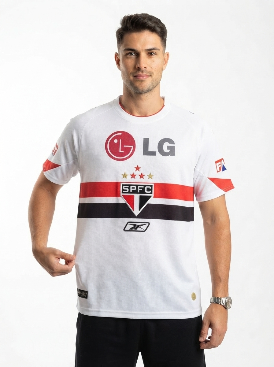 Sao Paulo Retro Home 2006 Jersey LG