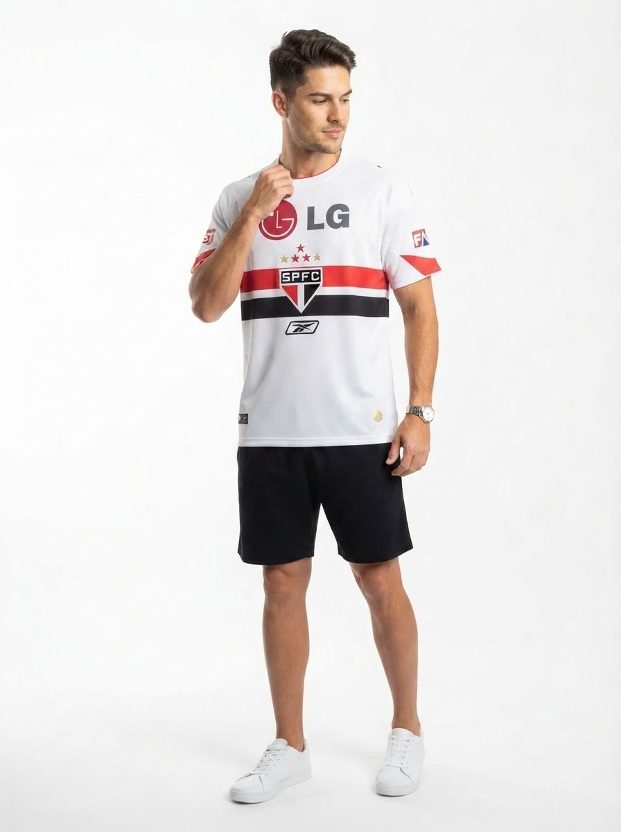 Sao Paulo Retro Home 2006 Jersey LG