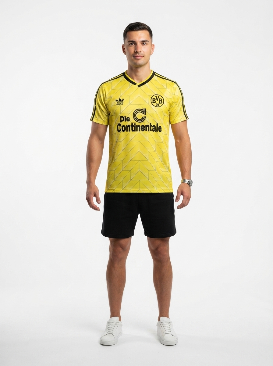 Borussia Dortmund 1988 I Home Jersey - Retro Version
