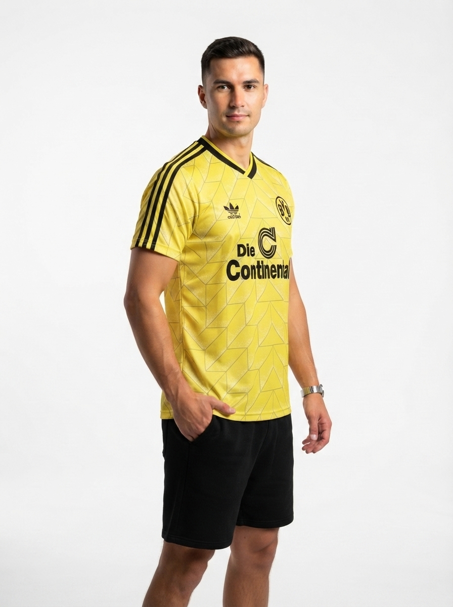 Borussia Dortmund 1988 I Home Jersey - Retro Version