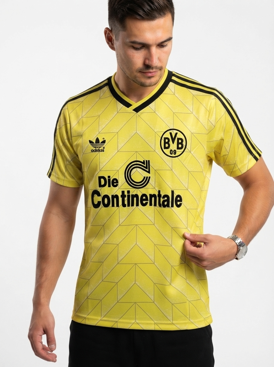 Borussia Dortmund 1988 I Home Jersey - Retro Version