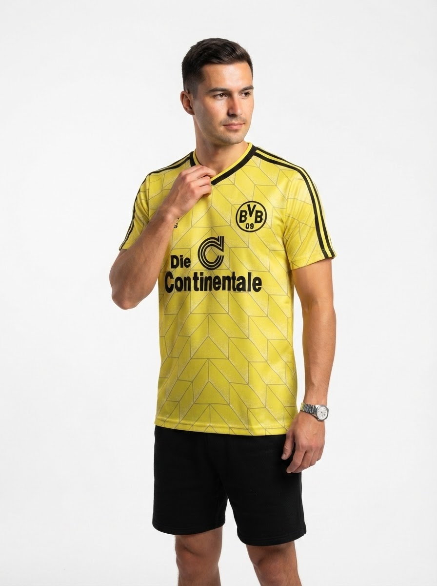 Borussia Dortmund 1988 I Home Jersey - Retro Version