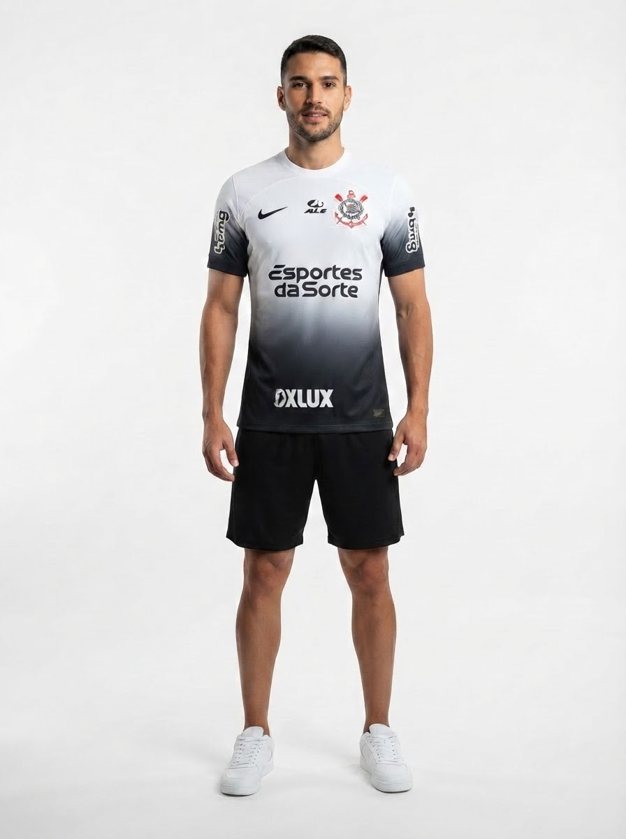 Jersey Corinthians 2024/25 I Fan Version with Sponsors