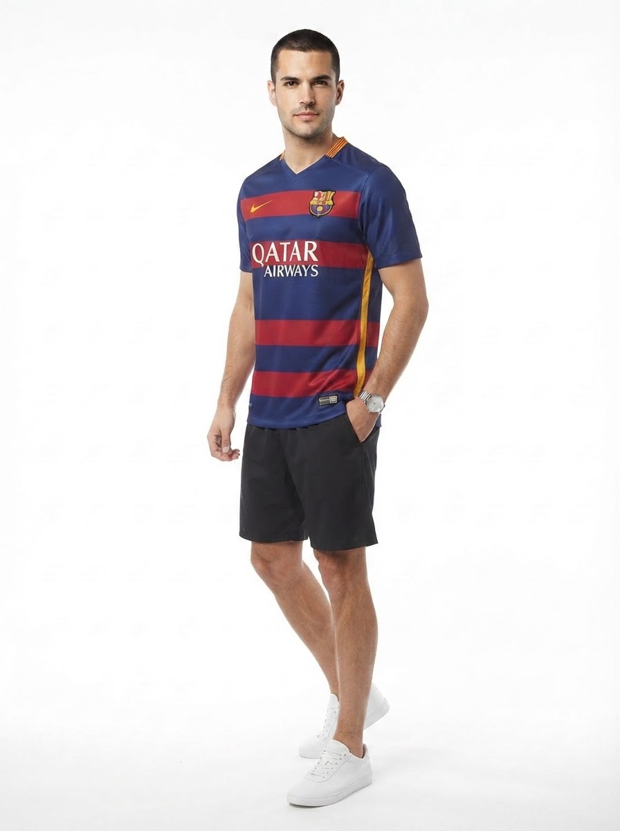 Barcelona 15/16 I Home Jersey - Retro Version