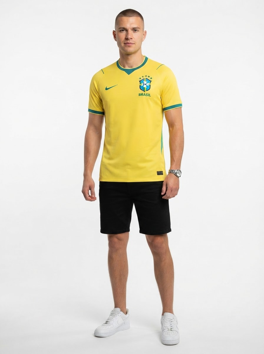Brazil Home Soccer Jersey World Cup 2026 - Fan Version