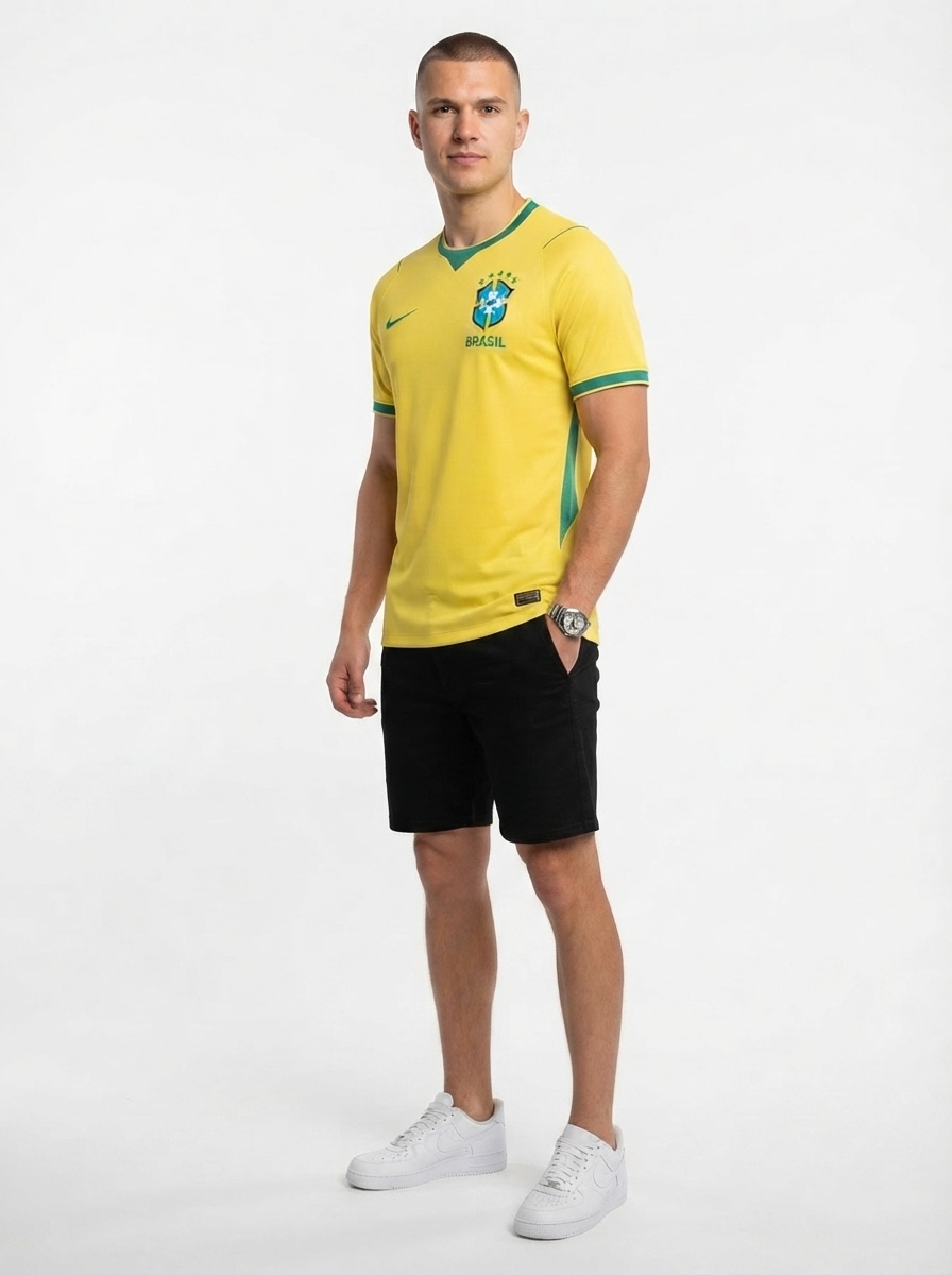 Brazil Home Soccer Jersey World Cup 2026 - Fan Version