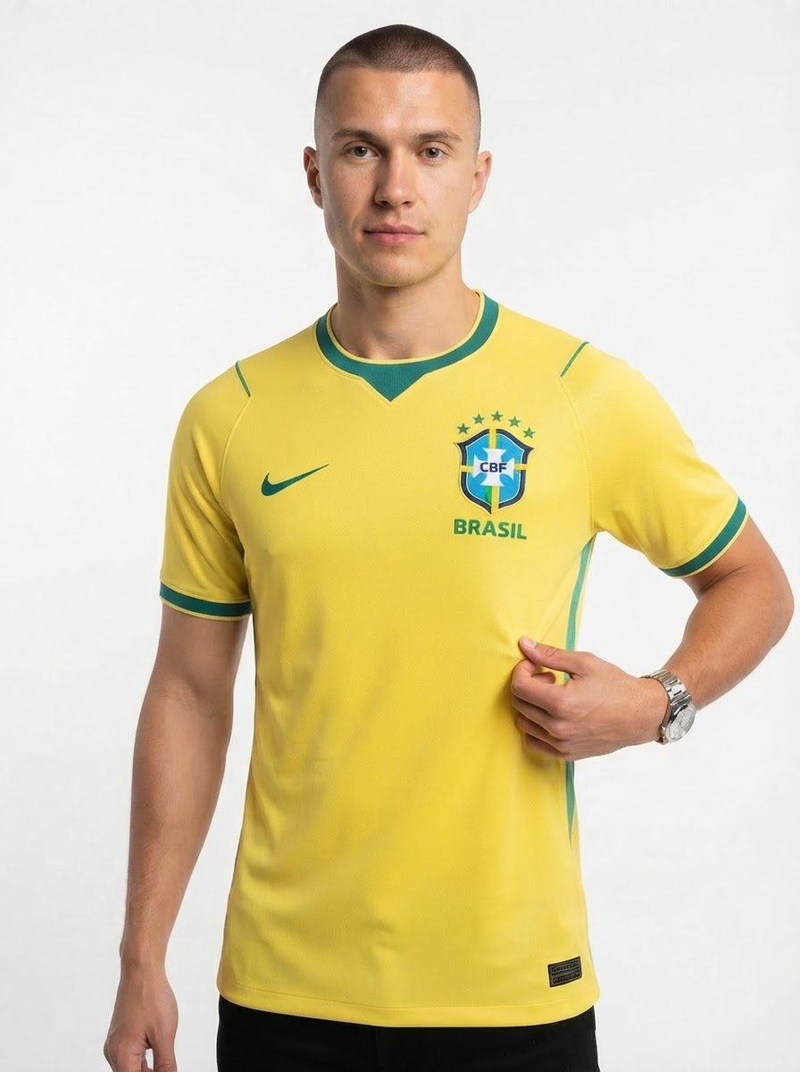 Brazil Home Soccer Jersey World Cup 2026 - Fan Version