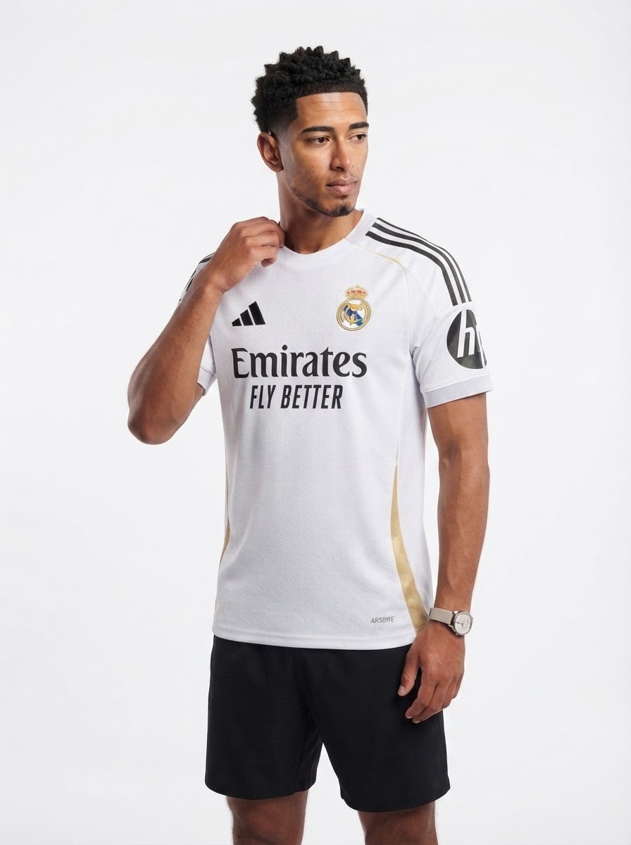 Real Madrid Home Jersey 2025/26 - Bellingham #5