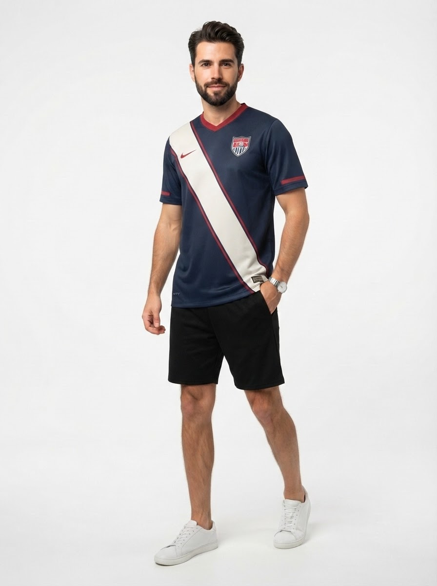 USA 2010 Away Retro Jersey