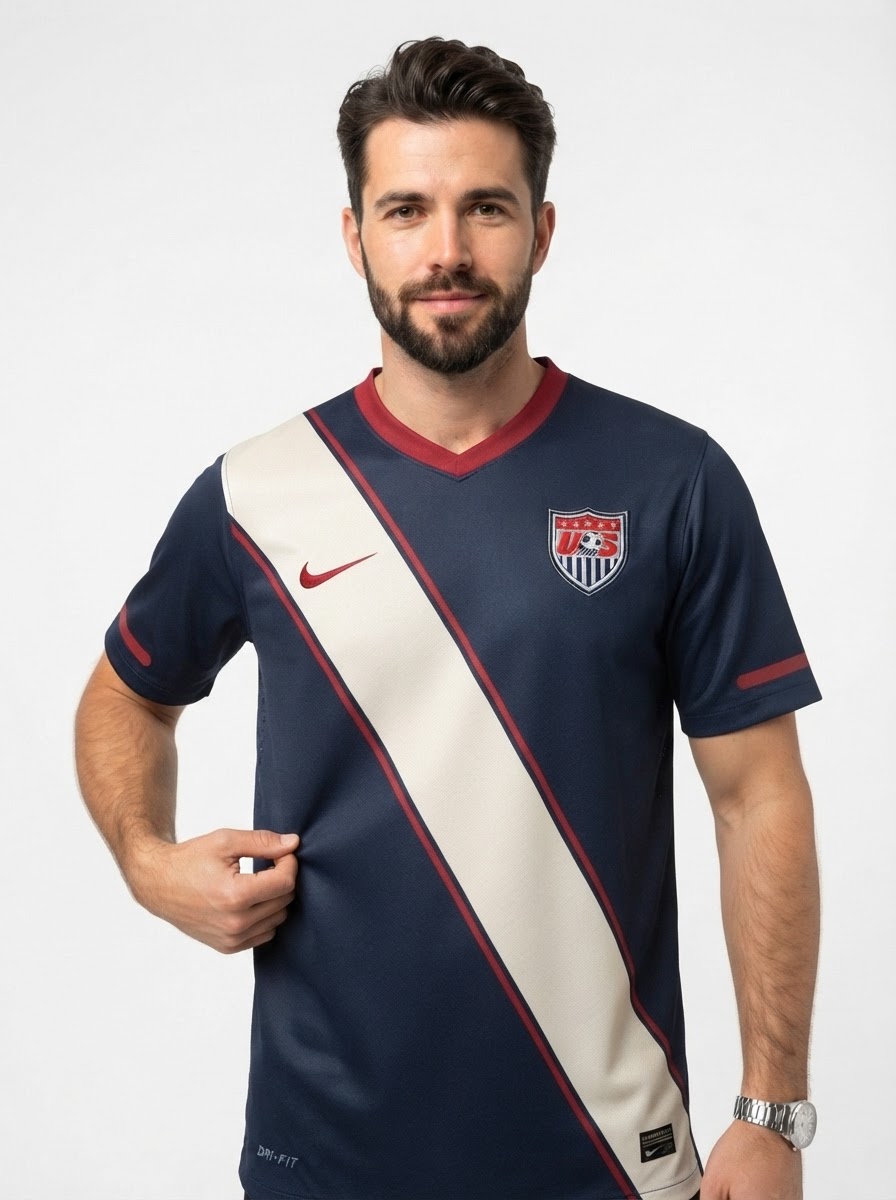 USA 2010 Away Retro Jersey