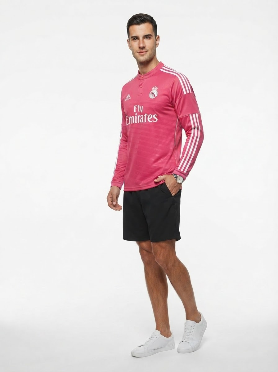 Real Madrid 14/15 II Away Jersey - Long Sleeve Retro Version