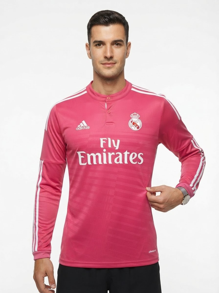 Real Madrid 14/15 II Away Jersey - Long Sleeve Retro Version