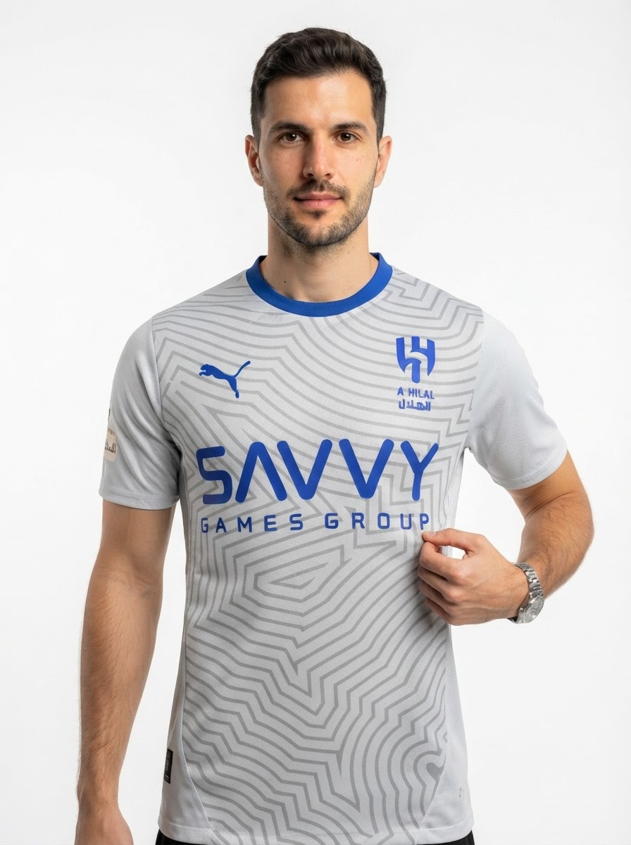 Al Hilal Away Authentic Player [Slim Fit] Player [Slim Fit] Player [Slim Fit] Player 2025/26