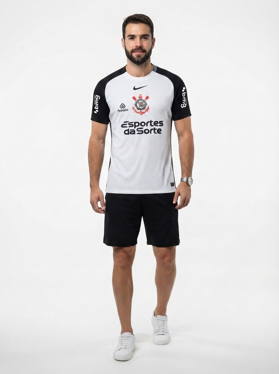 Jersey Corinthians 2025/26 I Player [Slim Fit] with Sponsors [Slim Fit]