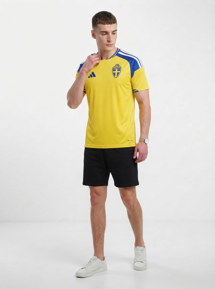 Sweden Home Fan Jersey Shirt 2026 World Cup