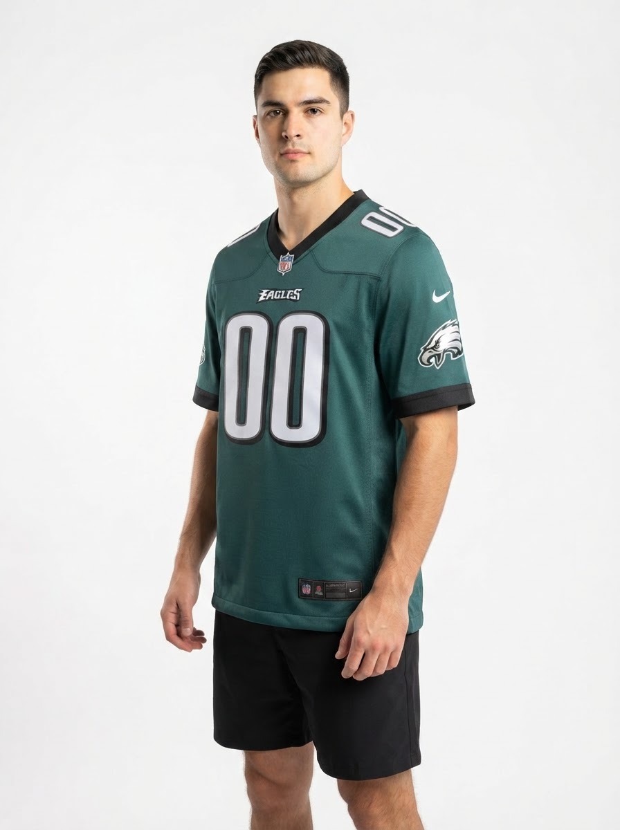 Philadelphia Eagles - Midnight Custom Game Jersey - Green