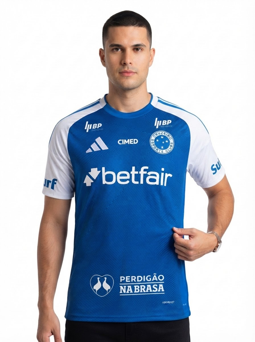 Jersey Cruzeiro 2025/26 I with Sponsors