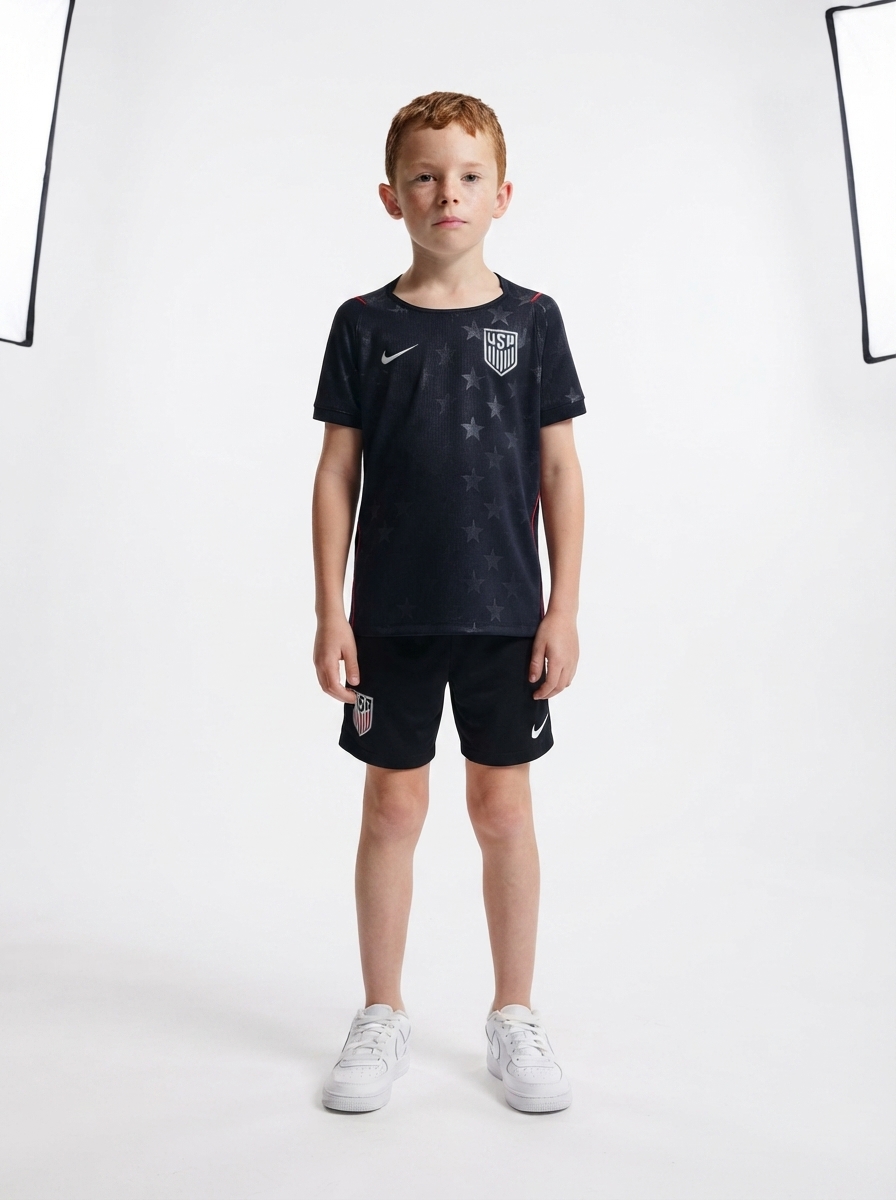 USA 2026 Little Kids Dri-FIT Stadium Away Kit