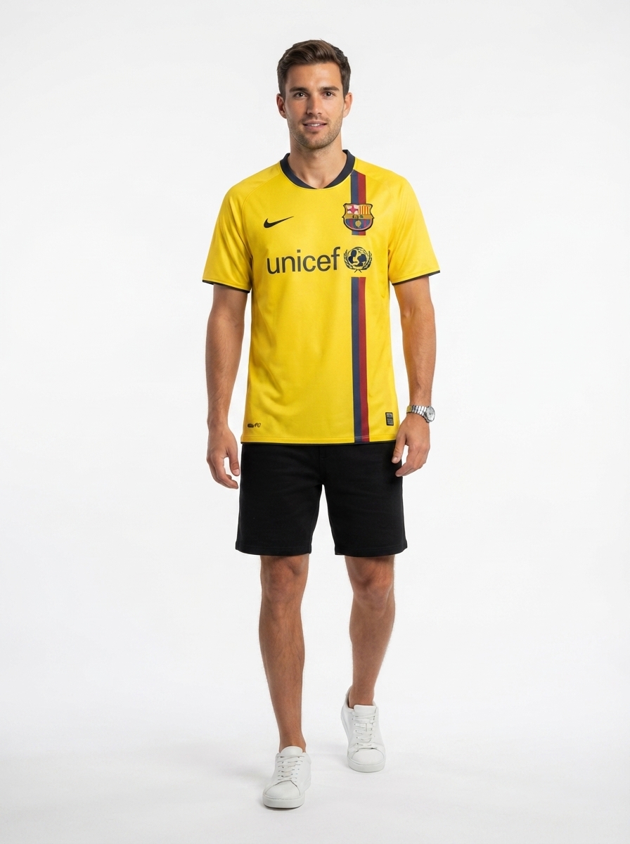 Barcelona 08/09 II Away Jersey - Retro Version