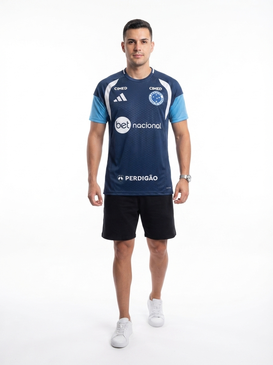 Camisa Cruzeiro Treino Comissão 2026 - Patrocínios
