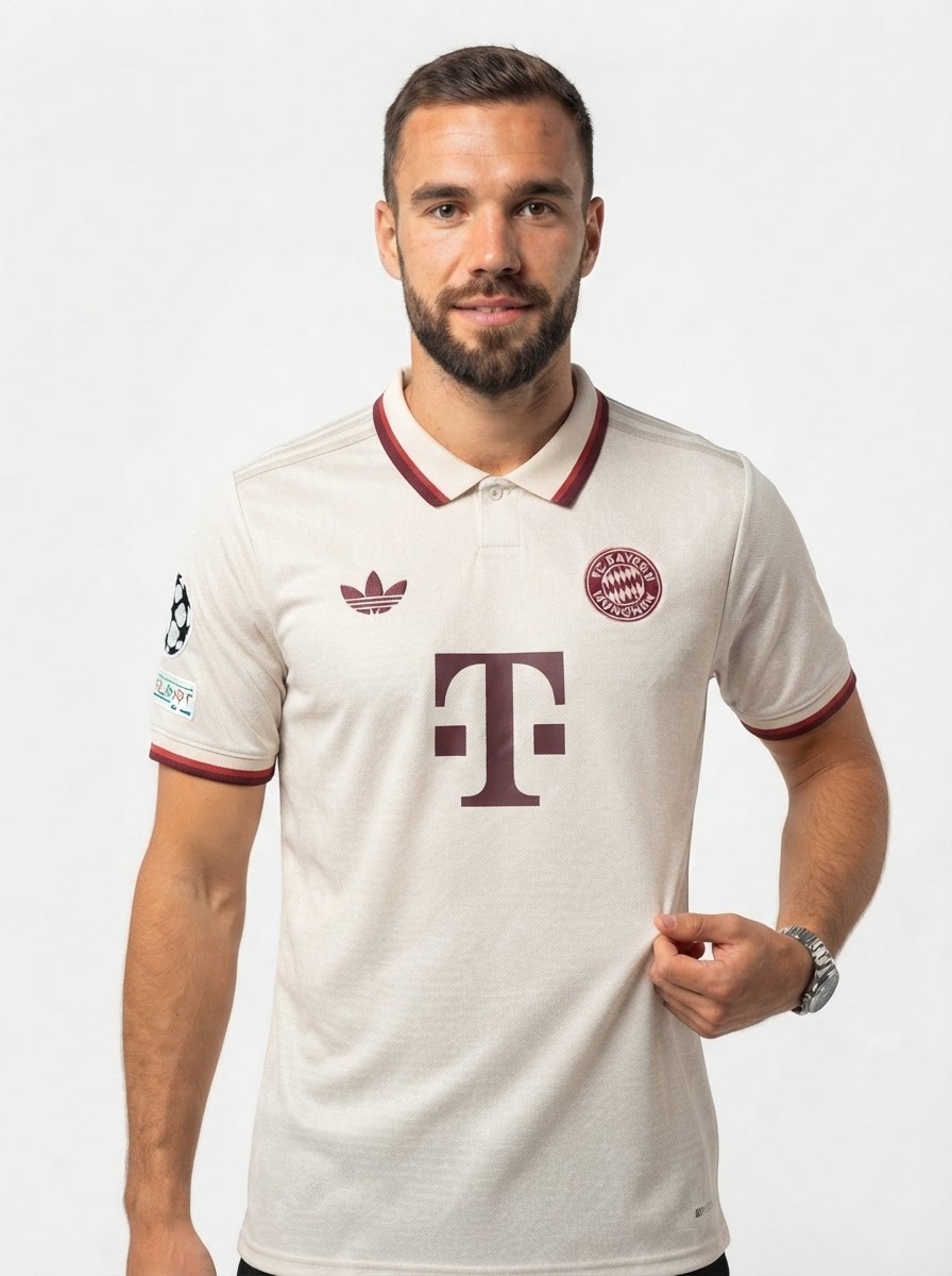 Jamal Musiala Bayern Munich 24/25 III Third UCL Jersey - Fan Version