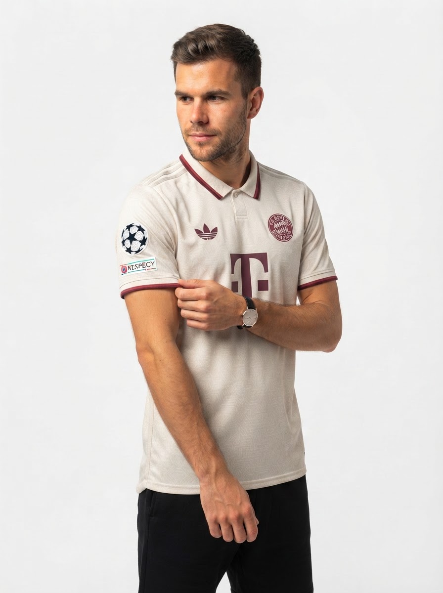 Jamal Musiala Bayern Munich 24/25 III Third UCL Jersey - Fan Version