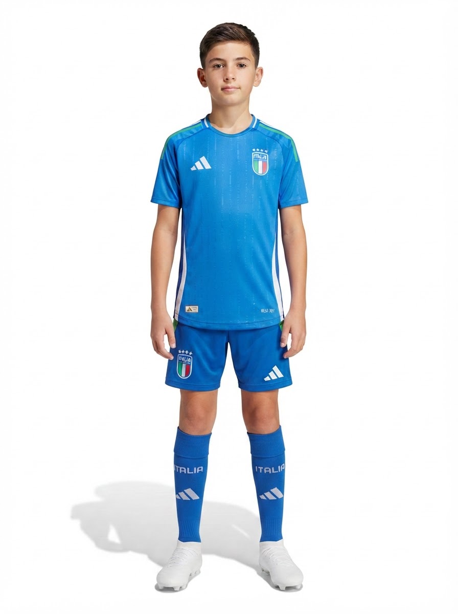 Kids KIT Italy Home Jersey 2024/25