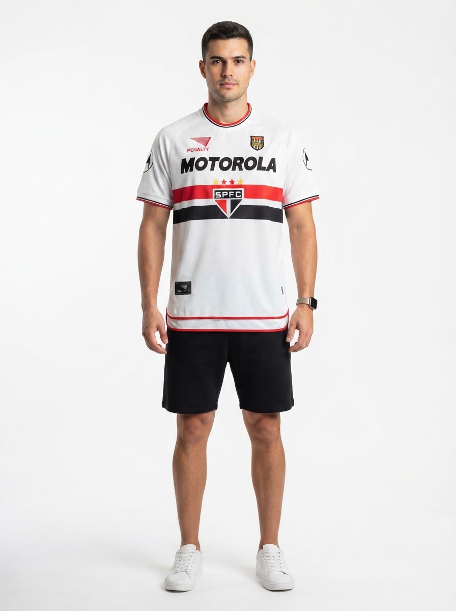 Sao Paulo Retro Home 2000 Jersey Motorola