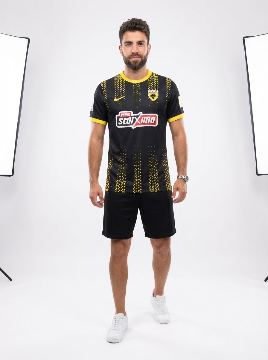 25/26 AEK Athens Away - Fan Version