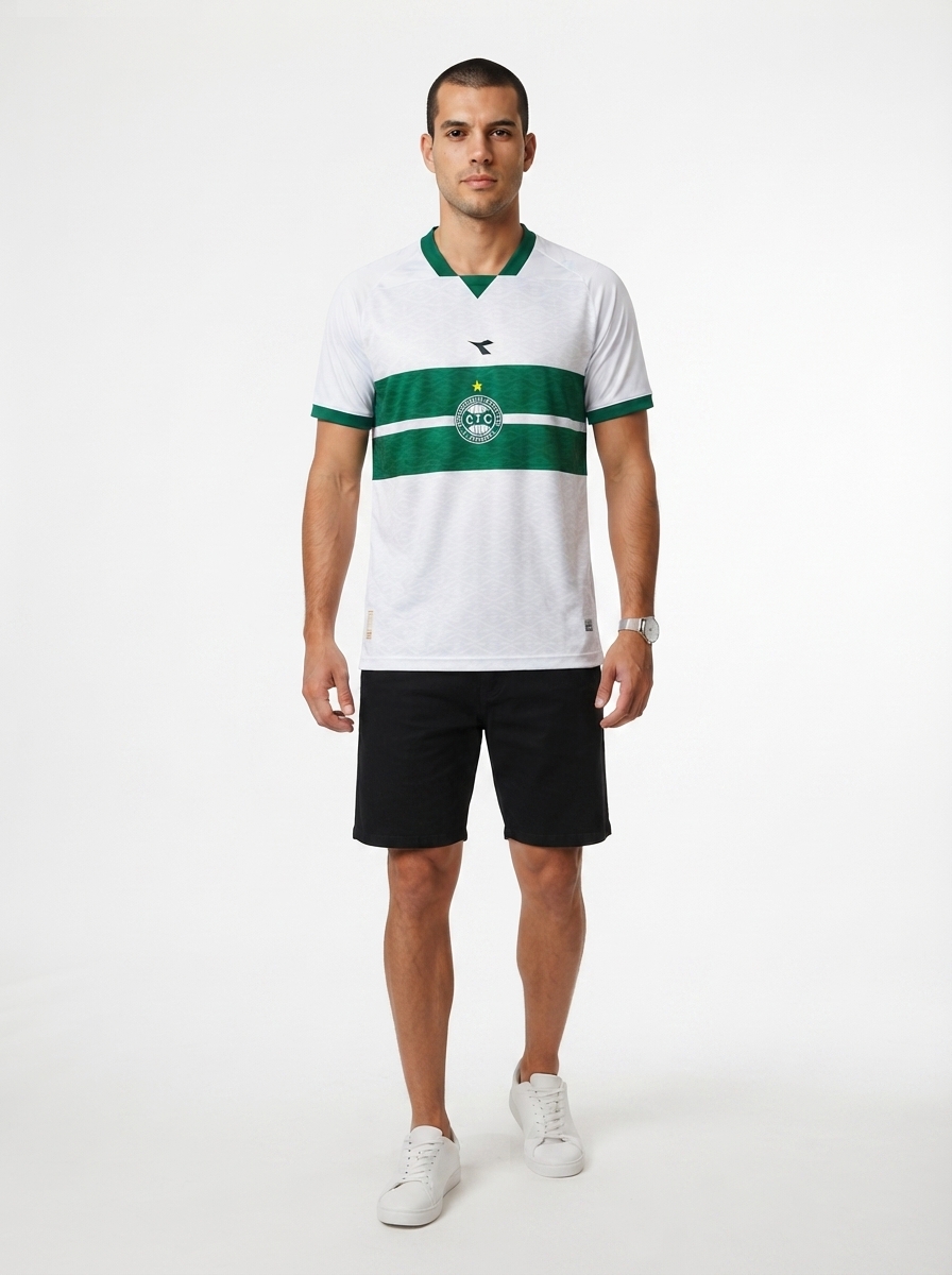 Coritiba Masculina Oficial Jogo 1 2026 Branca
